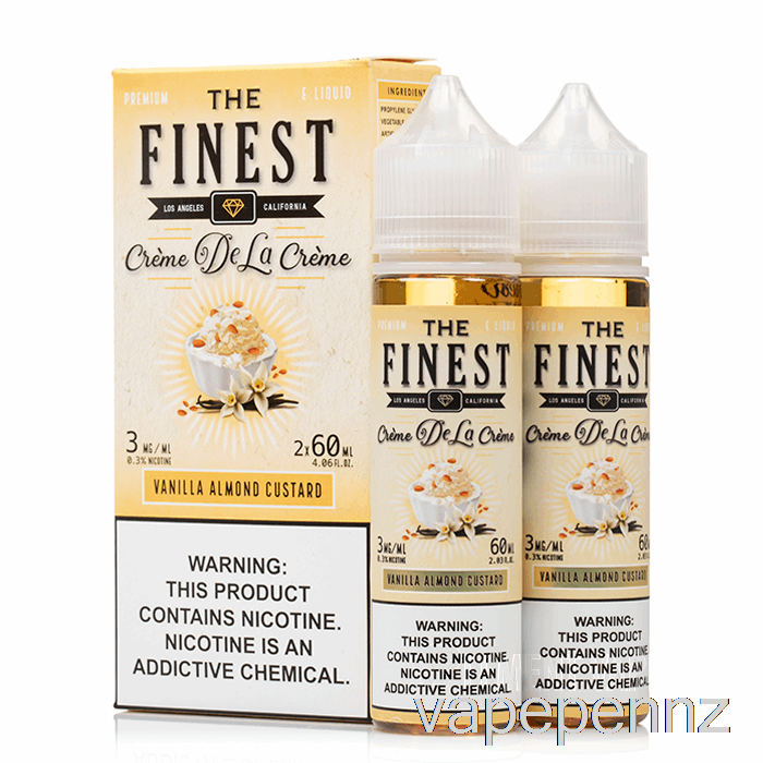 Vanilla Almond Custard - The Finest Cr VAPE NZ